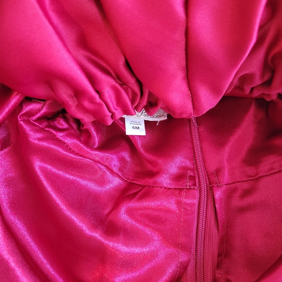 American Princess Deep Red Lace with tulle and shorts - 6M - Picture 10 of 14